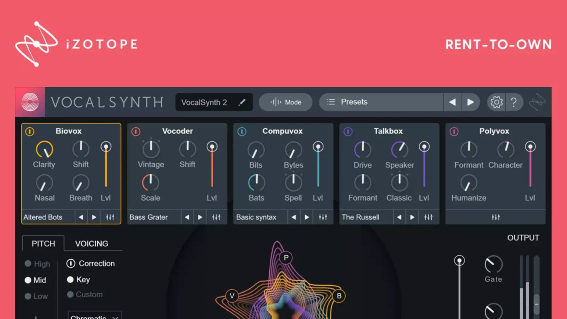 iZotope VocalSynth 2 2.6.1 人声特效效果器插件破解版下载 | MacPJ - 最新Mac软件与游戏破解版资源下载