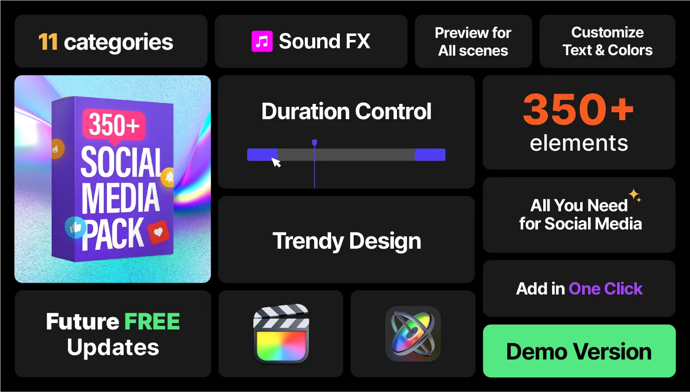 Videohive – Social Media Pack AE脚本模板-500组竖屏排版包装动画破解版下载 | MacPJ - 最新Mac软件与游戏破解版资源下载