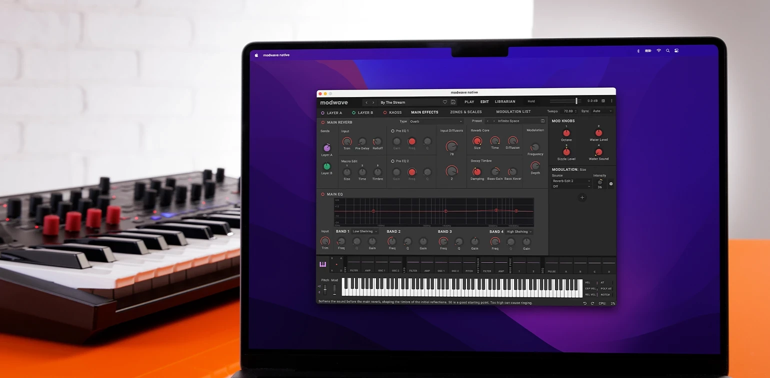KORG Software Modwave Native 1.2.8 KORG波表合成器插件破解版下载 | MacPJ - 最新Mac软件与游戏破解版资源下载