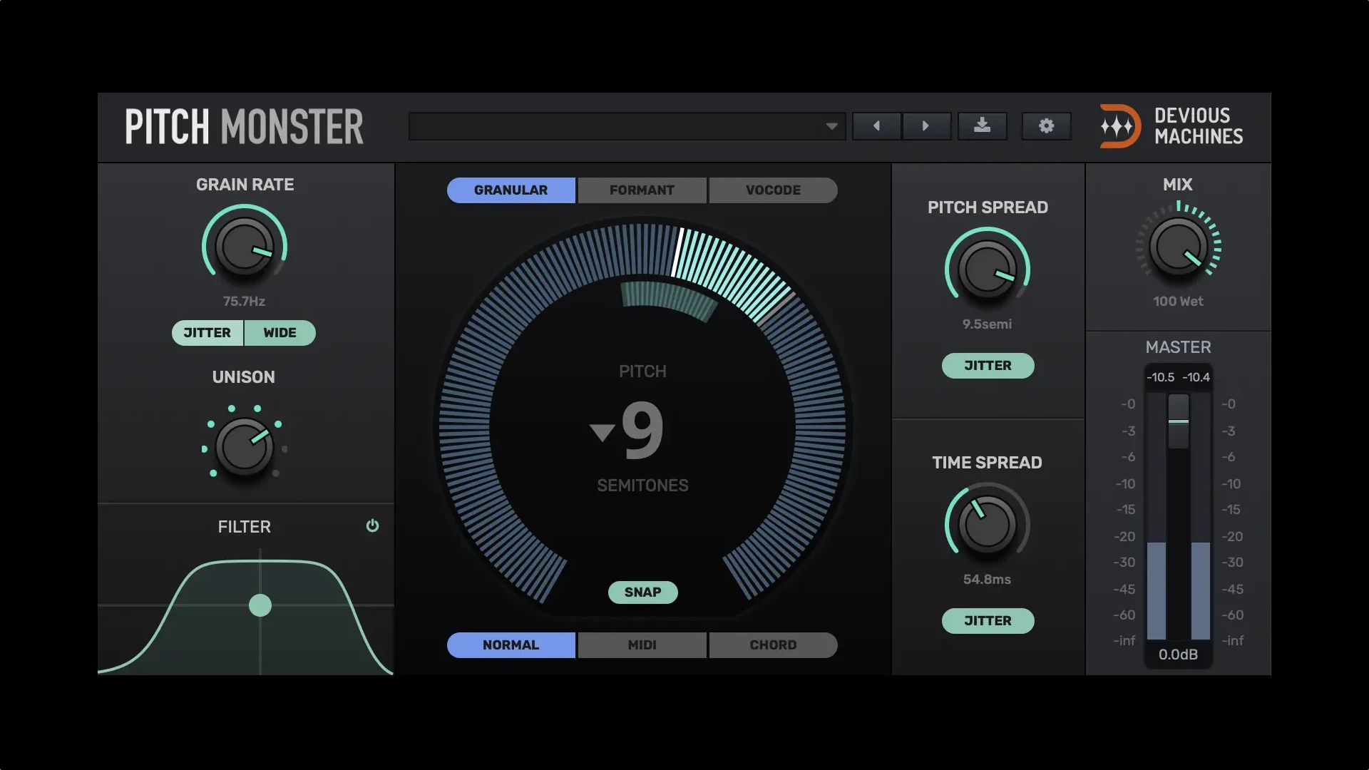 Devious Machines PitchMonster 1.3.13 变声和声人声效果器破解版下载 | MacPJ - 最新Mac软件与游戏破解版资源下载