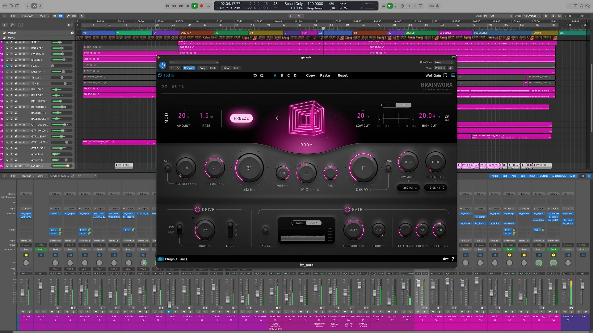 Plugin Alliance Brainworx bx_aura 1.1.0 Rev2 算法混响插件破解版下载 | MacPJ - 最新Mac软件与游戏破解版资源下载