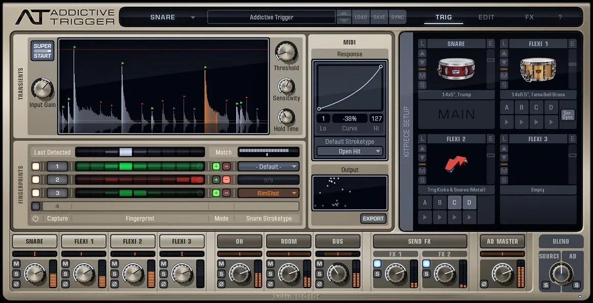 XLN Audio Addictive Trigger 1.3.6 鼓音轨音色采样替换效果器插件破解版下载 | MacPJ - 最新Mac软件与游戏破解版资源下载