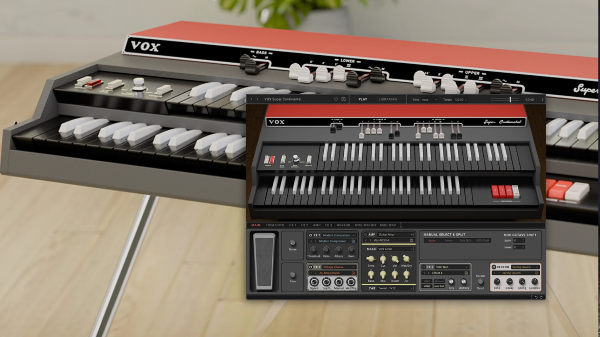 KORG Software VOX Super Continental 1.0.8 插件-复古风琴音色破解版下载 | MacPJ - 最新Mac软件与游戏破解版资源下载
