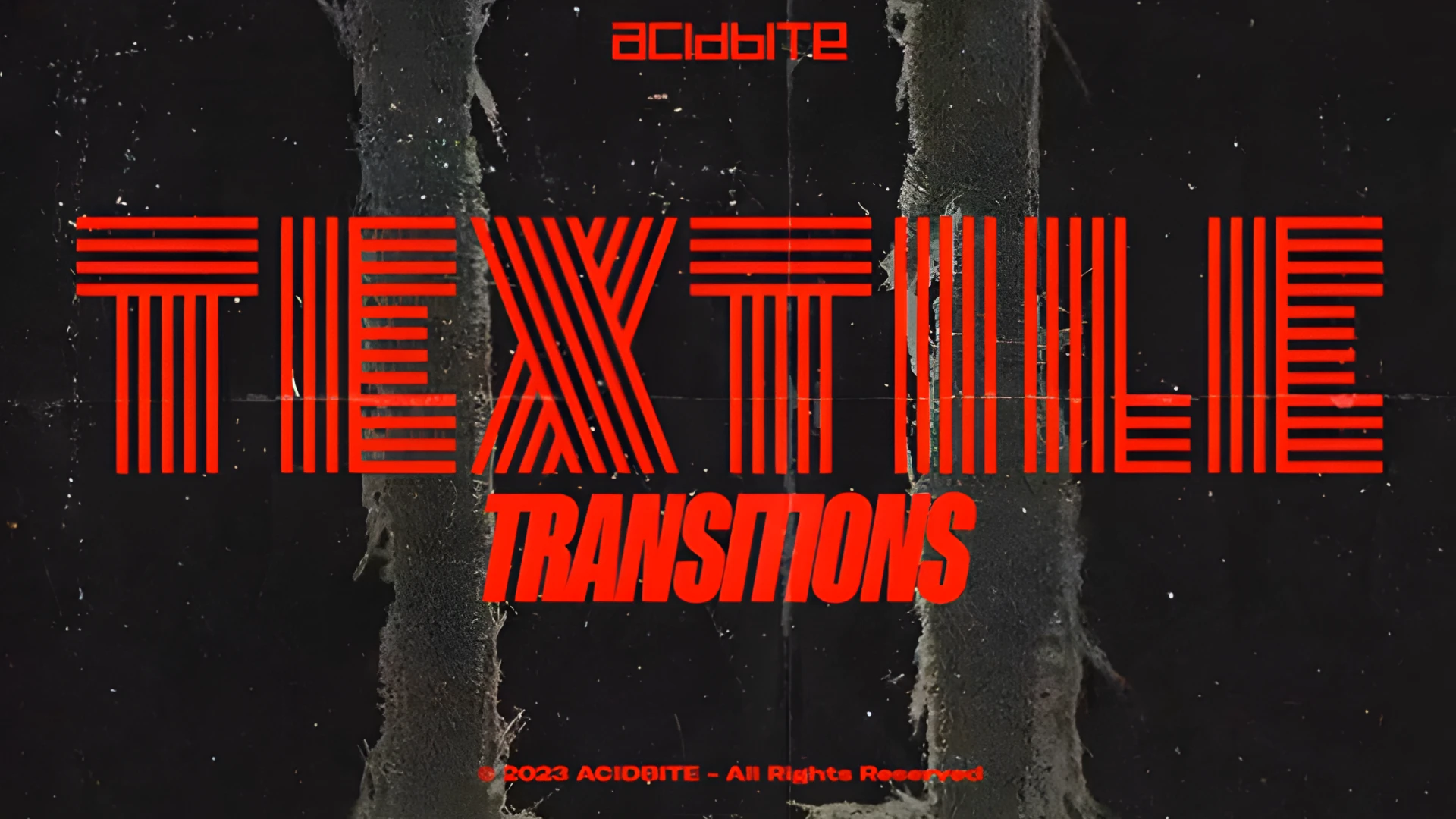ACIDBITE Textile Transitions  FCPX插件-粗布纸张褶皱杂乱污垢划痕纹理效果转场破解版下载 | MacPJ - 最新Mac软件与游戏破解版资源下载