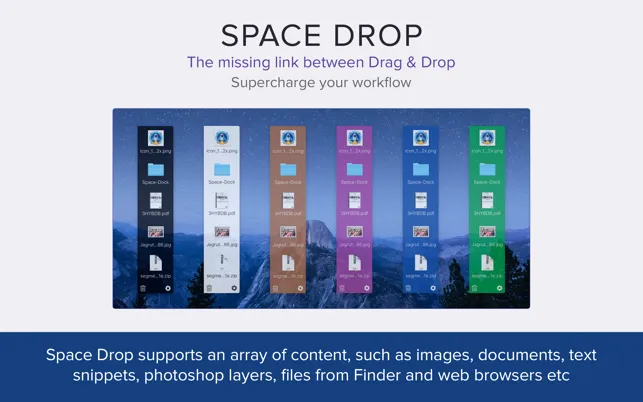 图片[1]破解版下载 | Space Drop 1.8.2 文件拖拽增强工具”破解版下载 | MacPJ - 最新Mac软件与游戏破解版资源下载
