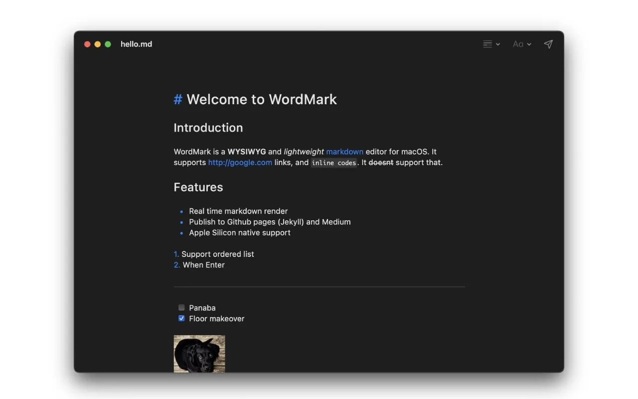 图片[1]破解版下载 | WordMark 49 Markdown轻量级编辑器破解版下载 | MacPJ - 最新Mac软件与游戏破解版资源下载