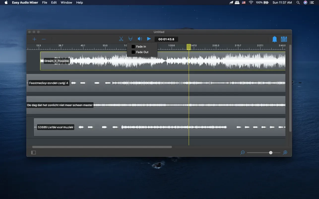 图片[1]破解版下载 | Easy Audio Mixer 2.8.0 音频编辑工具破解版下载 | MacPJ - 最新Mac软件与游戏破解版资源下载