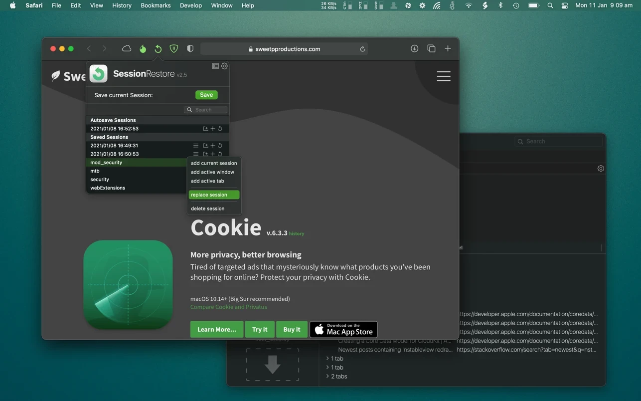 图片[1]破解版下载 | SessionRestore for Safari 2.7.4 Mac浏览器会话管理工具破解版下载 | MacPJ - 最新Mac软件与游戏破解版资源下载