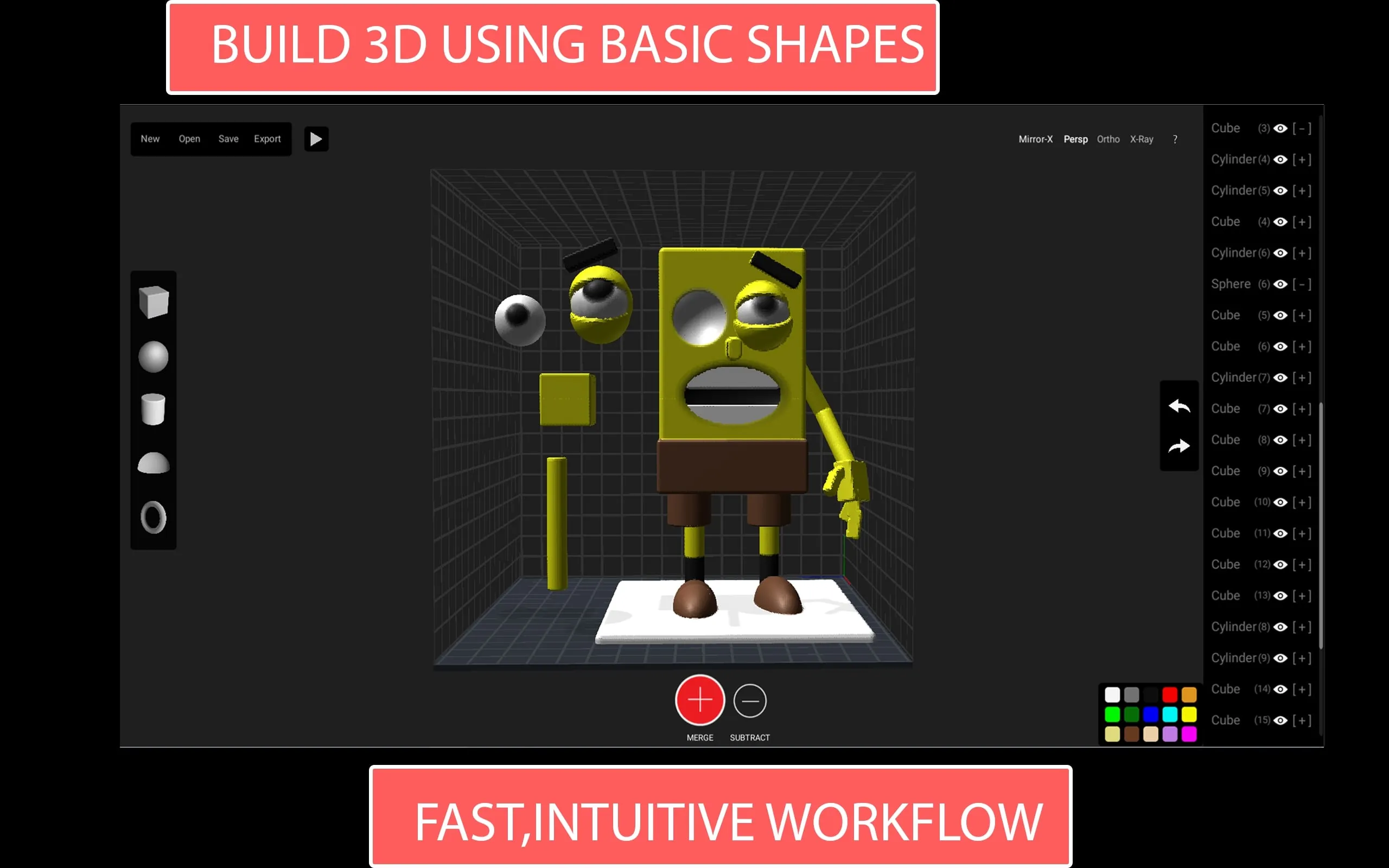 图片[1]破解版下载 | Claydo 1.8 简单的3D建模软件破解版下载 | MacPJ - 最新Mac软件与游戏破解版资源下载
