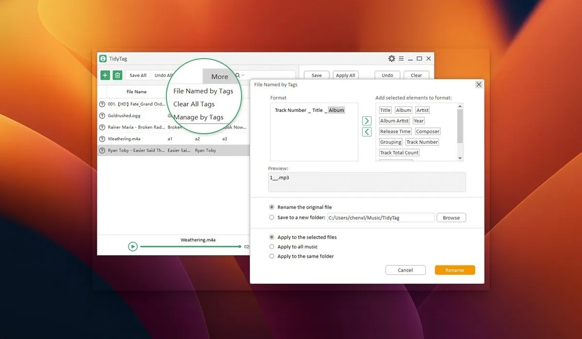 图片[1]破解版下载 | TidyTag Music Tag Editor 2.0.0 音乐标签编辑工具破解版下载 | MacPJ - 最新Mac软件与游戏破解版资源下载