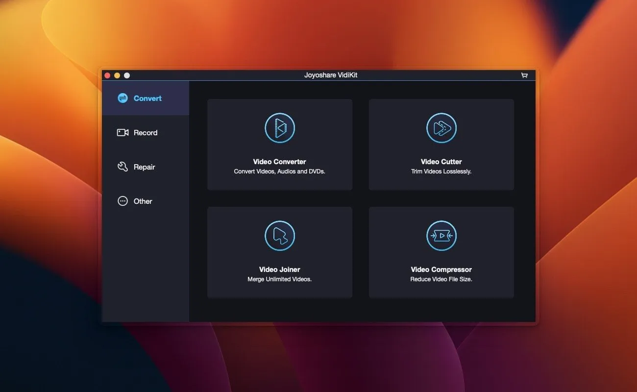 图片[1]破解版下载 | Joyoshare VidiKit 1.5.0 多功能视频剪辑工具破解版下载 | MacPJ - 最新Mac软件与游戏破解版资源下载