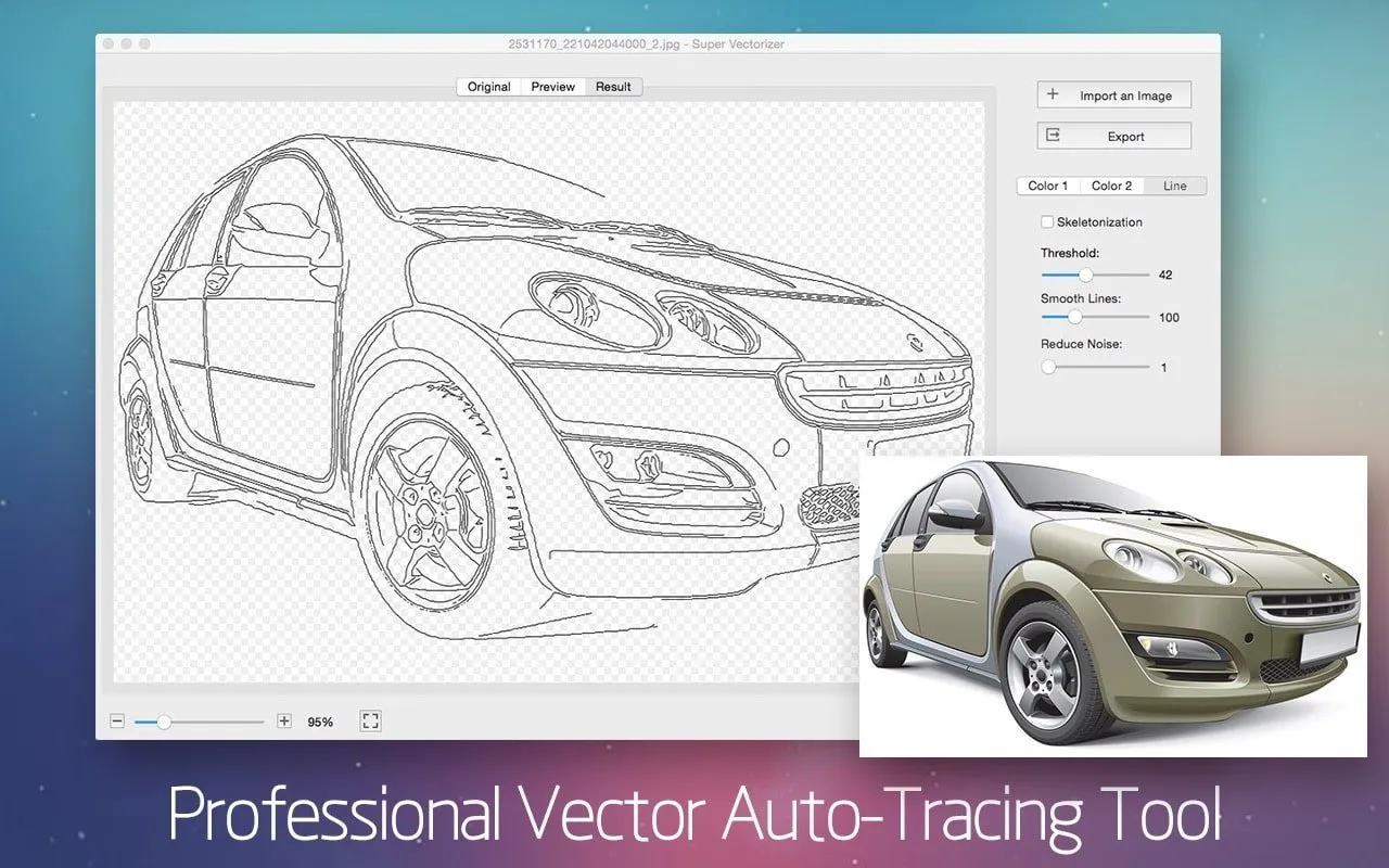 图片[1]破解版下载 | Super Vectorizer Pro 2.3.3 Mac矢量图转换工具破解版下载 | MacPJ - 最新Mac软件与游戏破解版资源下载