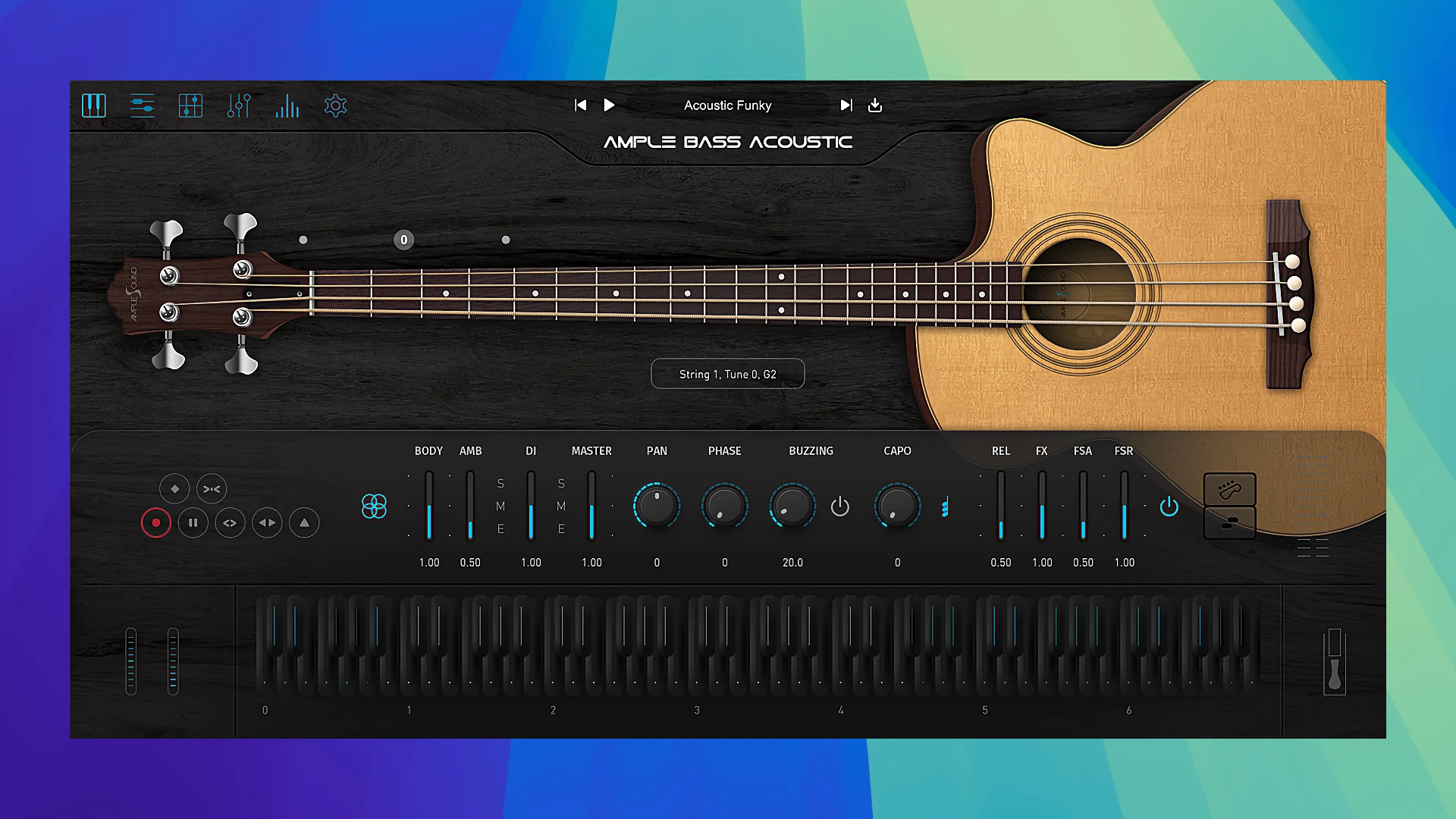 Ample Sound Acoustic Bass ABA 4.0.1 贝斯音乐插件破解版下载 | MacPJ - 最新Mac软件与游戏破解版资源下载