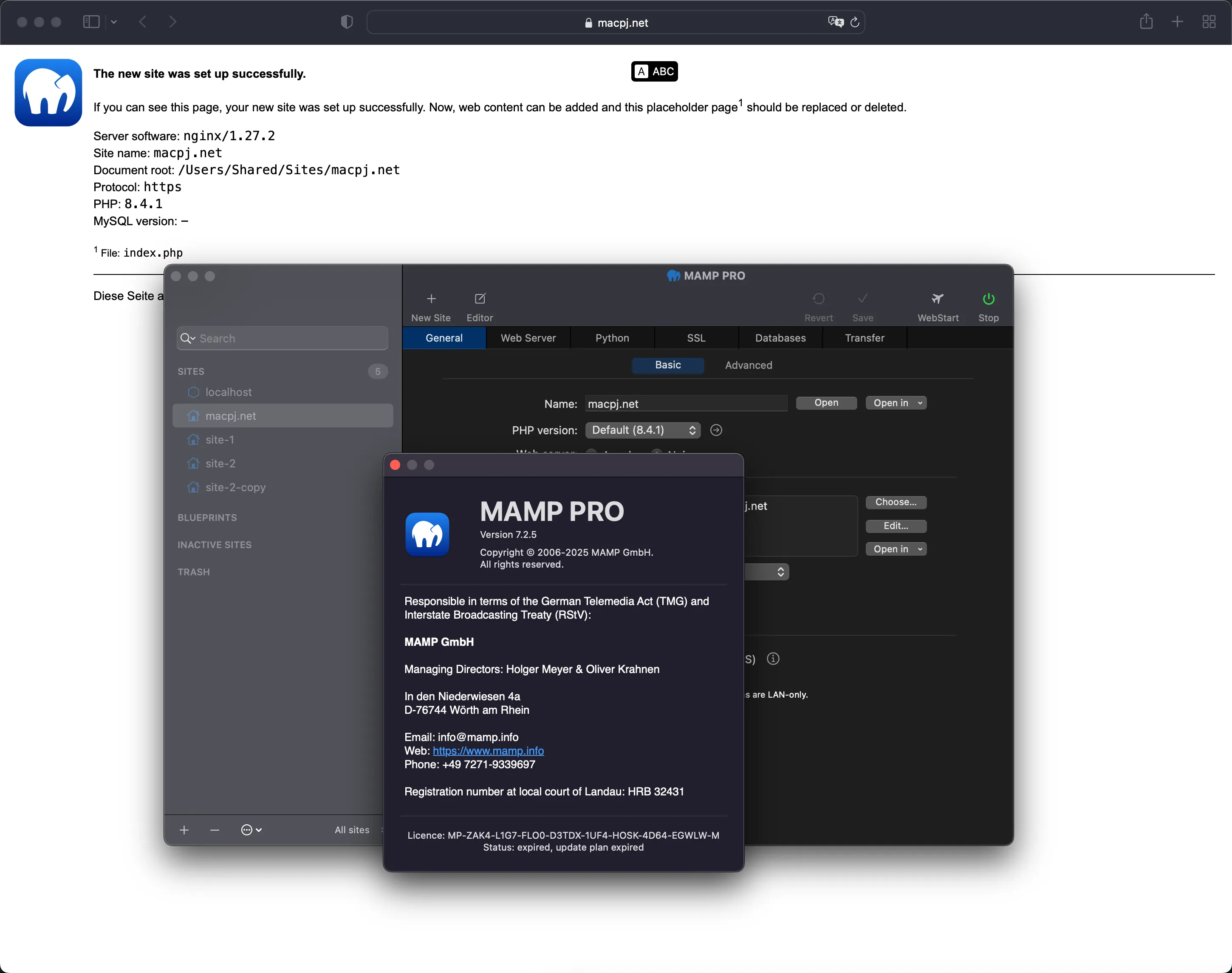 图片[1]破解版下载 | MAMP PRO 7.2.5 本地开发解决方案破解版下载 | MacPJ - 最新Mac软件与游戏破解版资源下载