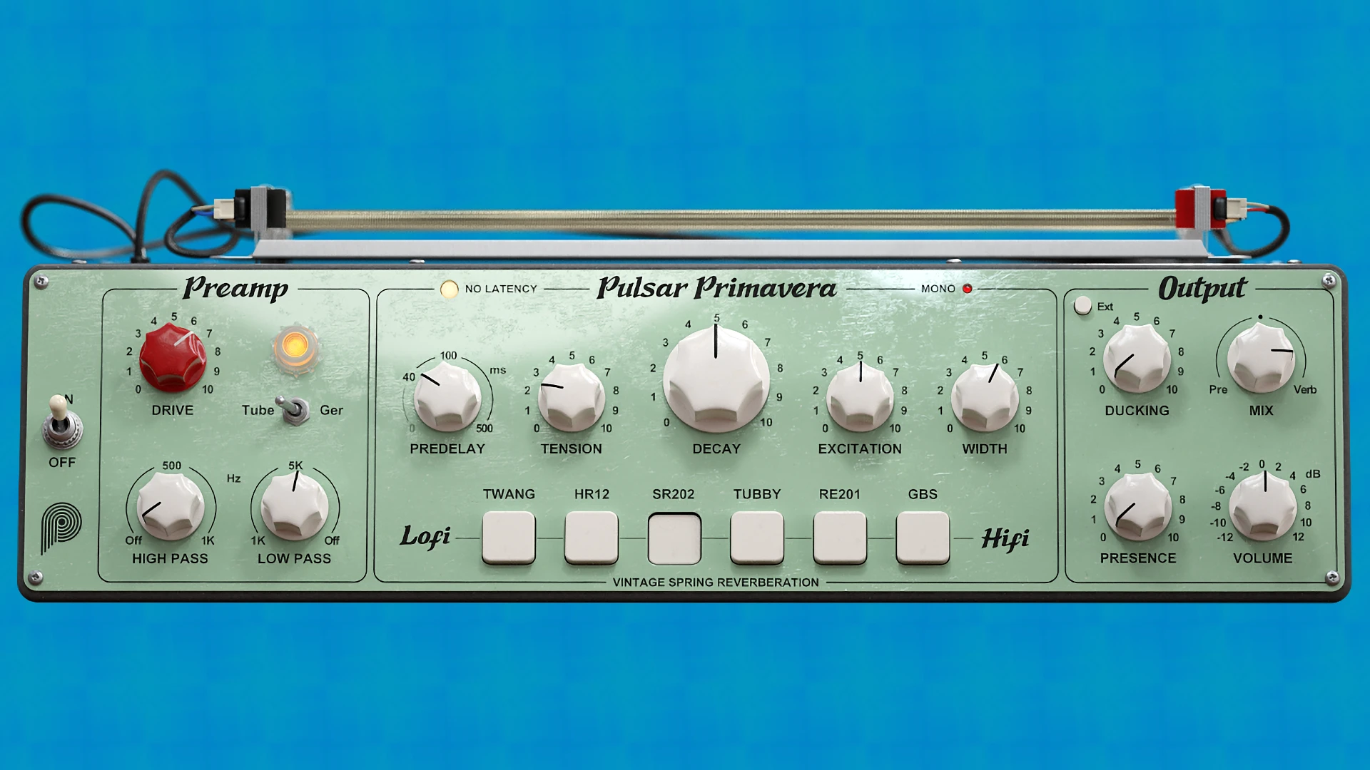 Pulsar Audio Pulsar Primavera 1.2.4 弹簧混响插件回响效果器破解版下载 | MacPJ - 最新Mac软件与游戏破解版资源下载