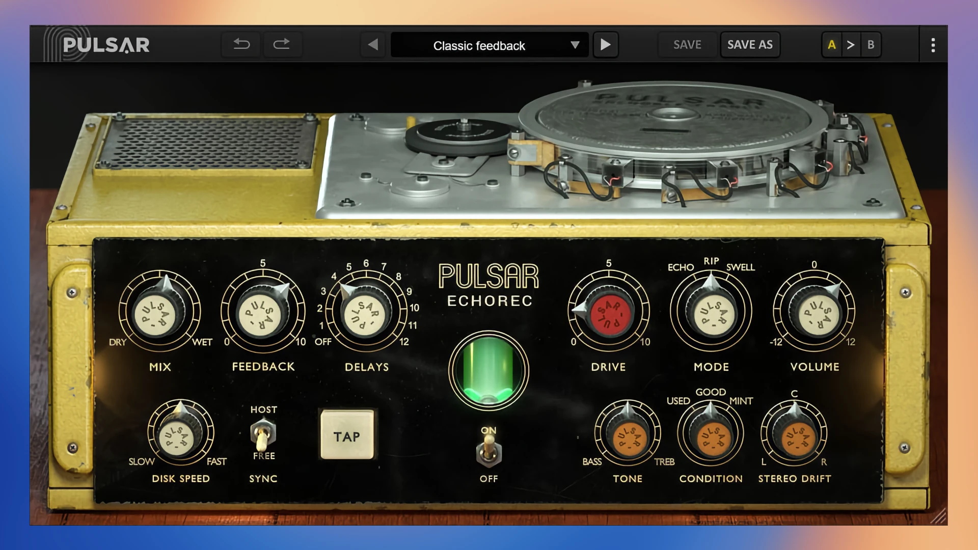 Pulsar Audio Pulsar Echorec 1.7.4 磁盘延迟回声插件饱和度振荡破解版下载 | MacPJ - 最新Mac软件与游戏破解版资源下载