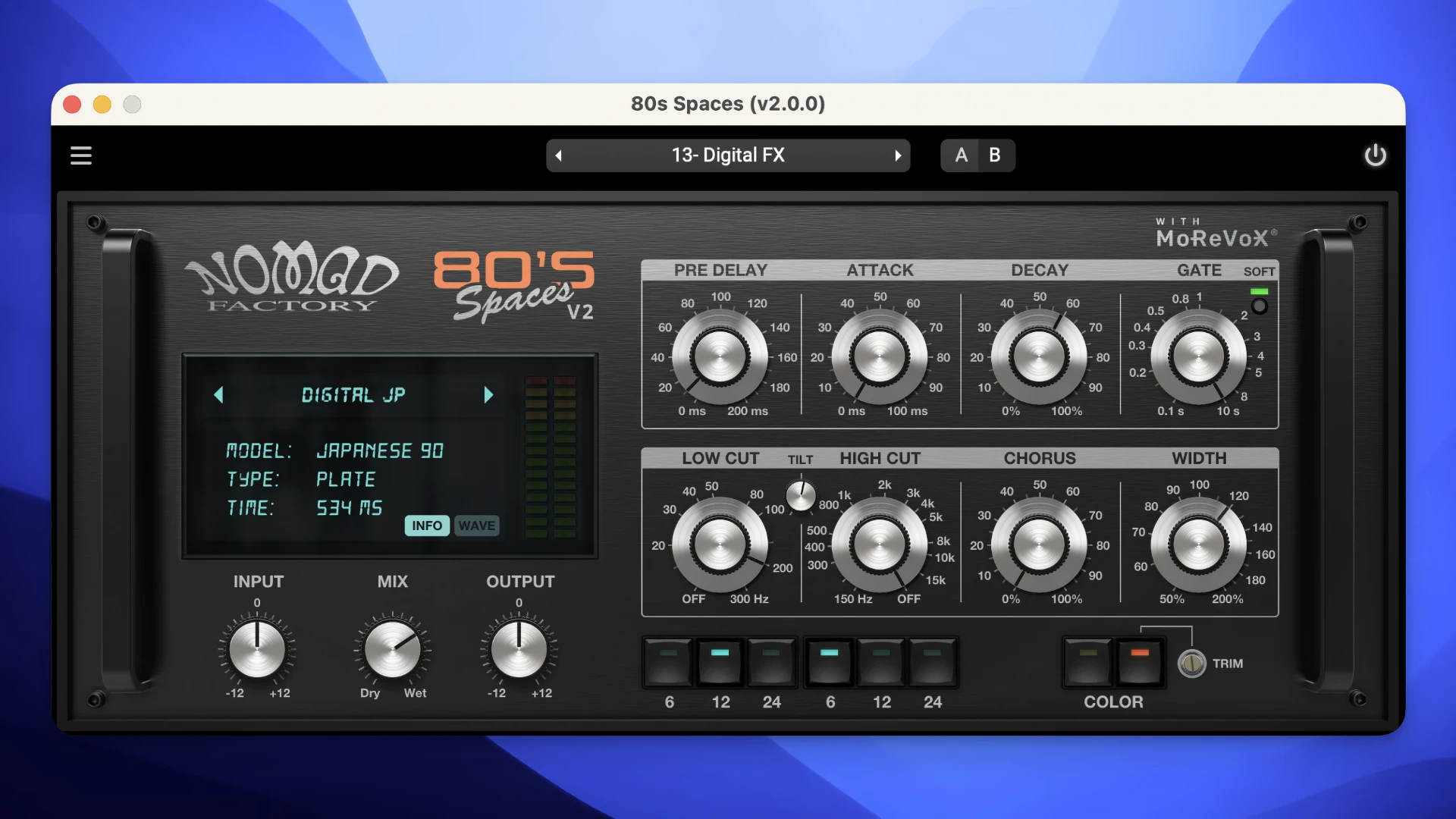 Nomad Factory 80s Spaces 2.5.0 广受赞誉的80年代空间混响插件 - MacPJ - 最新Mac软件与游戏破解版资源下载破解版下载 | MacPJ - 最新Mac软件与游戏破解版资源下载