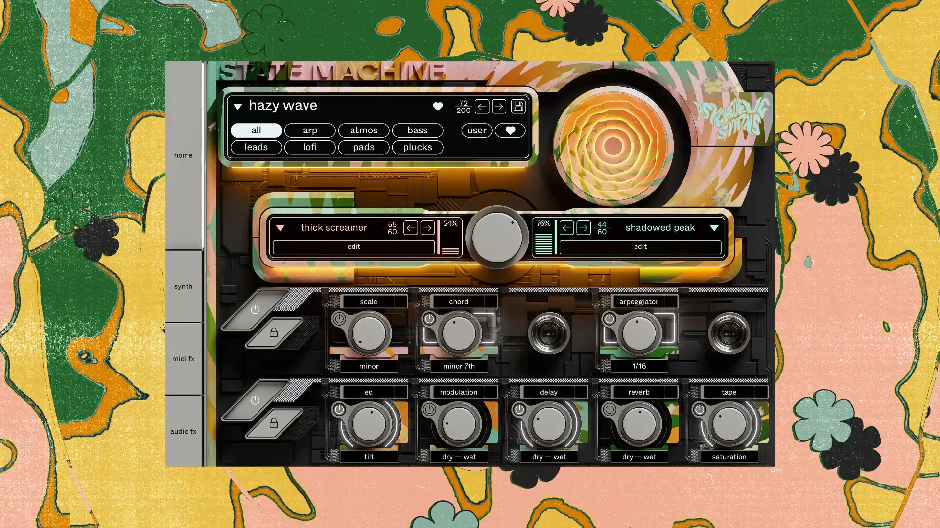 Cradle State Machine Psychedelic Synths 1.0.0 3 复古迷幻风格音色和现代复兴音色集 - MacPJ - 最新Mac软件与游戏破解版资源下载破解版下载 | MacPJ - 最新Mac软件与游戏破解版资源下载