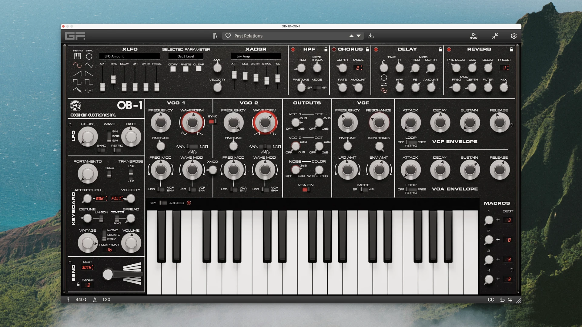 GForce Software Oberheim OB-1 1.1.0 经典合成器 - MacPJ - 最新Mac软件与游戏破解版资源下载破解版下载 | MacPJ - 最新Mac软件与游戏破解版资源下载
