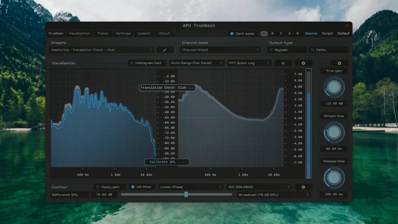APU TrueGain 4.2.1 音调平衡插件破解版下载 | MacPJ - 最新Mac软件与游戏破解版资源下载