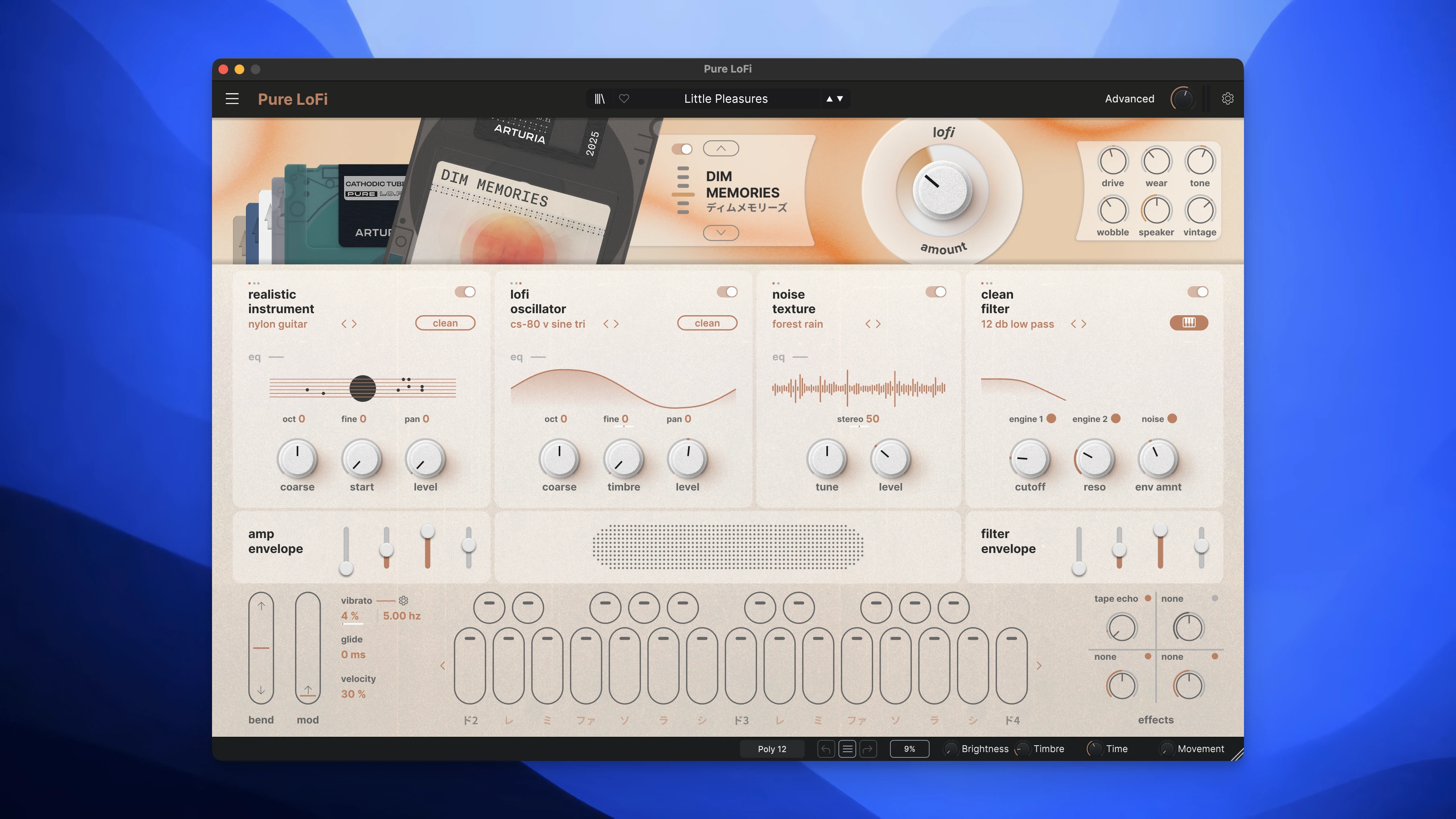 Arturia Pure LoFi 1.0.1-6372 低保真音色创造的理想工具 - MacPJ - 最新Mac软件与游戏破解版资源下载破解版下载 | MacPJ - 最新Mac软件与游戏破解版资源下载