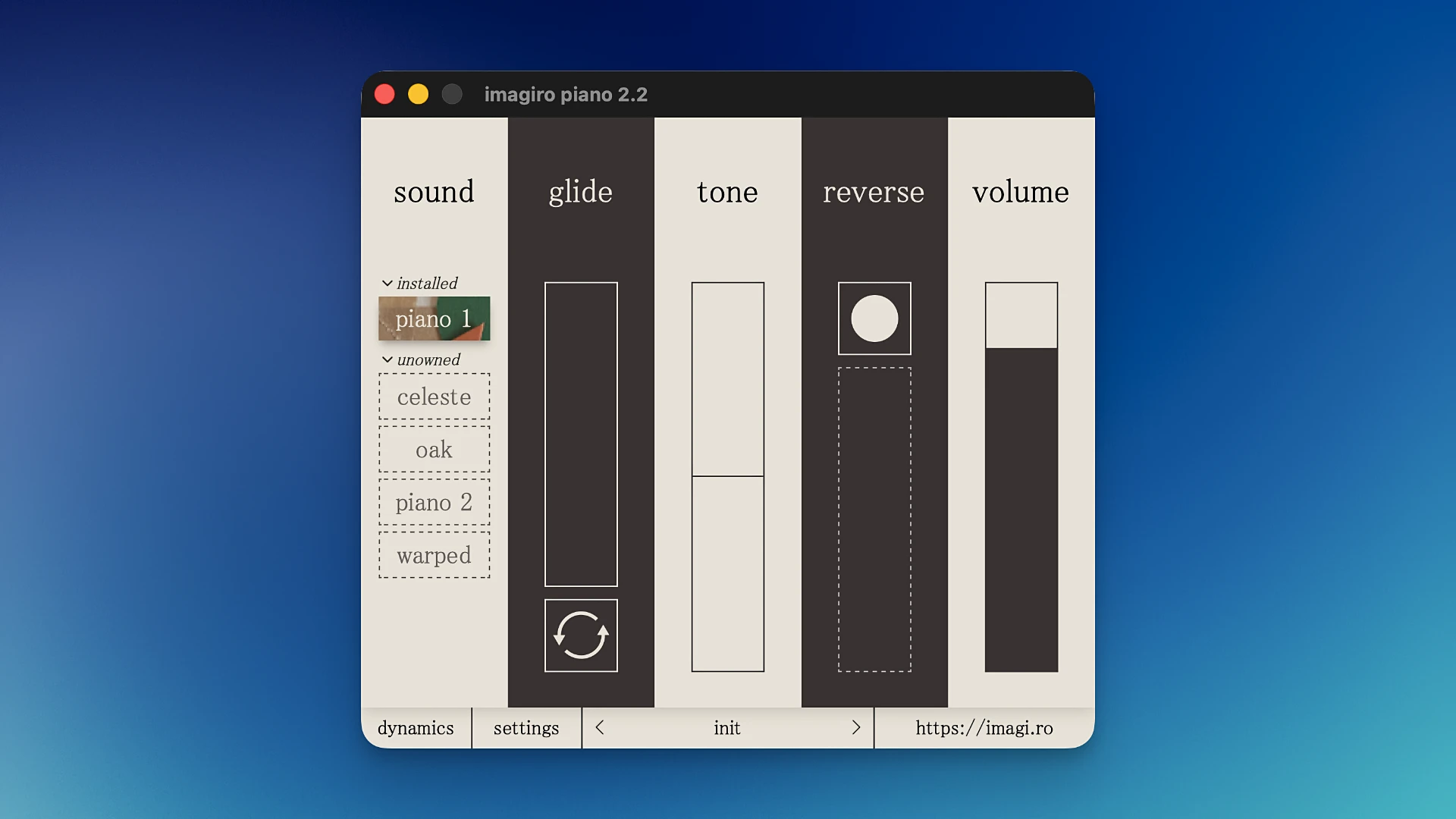 Imagiro Piano 2.2.308 令人沉浸的钢琴音色体验破解版下载 | MacPJ - 最新Mac软件与游戏破解版资源下载