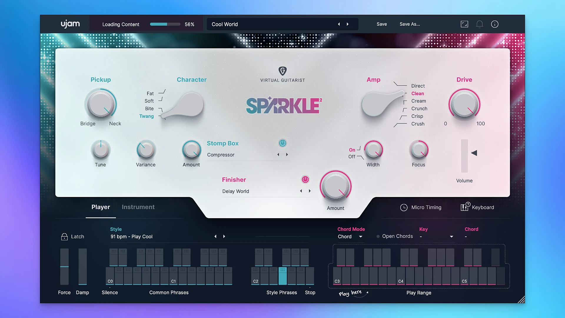 uJAM Virtual Guitarist SPARKLE 2 2.4.1 现代电吉他伴奏工具破解版下载 | MacPJ - 最新Mac软件与游戏破解版资源下载