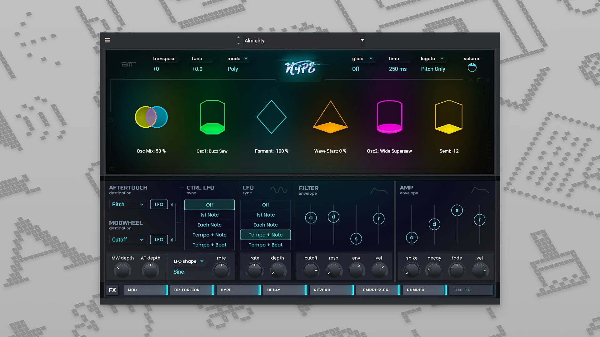 AIR Music Technology Hype 1.2.1.14 现代合成器的选择 - MacPJ - 最新Mac软件与游戏破解版资源下载破解版下载 | MacPJ - 最新Mac软件与游戏破解版资源下载