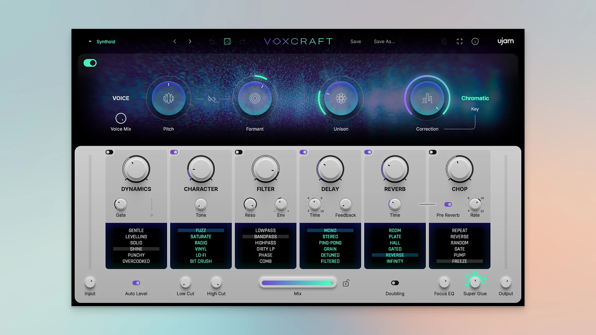 UJAM VOXCRAFT 1.0.0 创意人声处理插件 - MacPJ - 最新Mac软件与游戏破解版资源下载破解版下载 | MacPJ - 最新Mac软件与游戏破解版资源下载