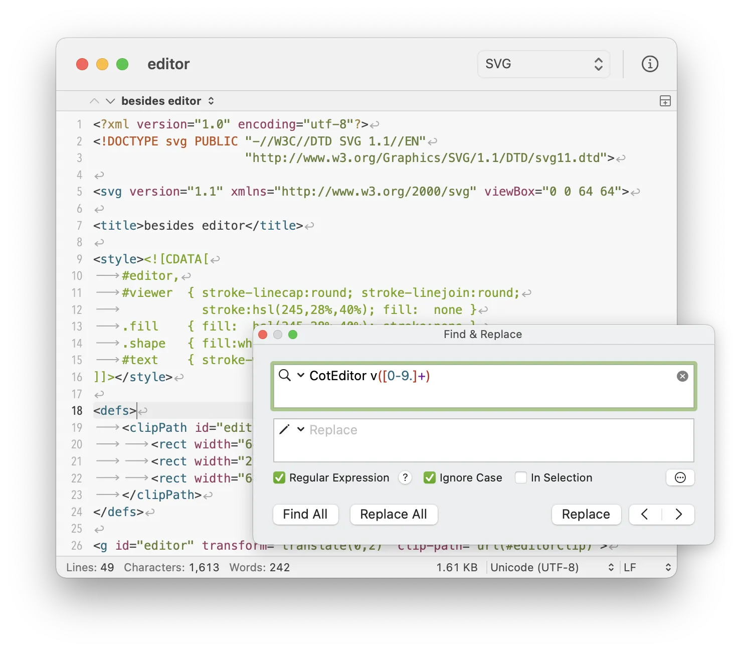 图片[1]破解版下载 | CotEditor 6.2.5 轻量级代码编辑器 - MacPJ - 最新Mac软件与游戏破解版资源下载破解版下载 | MacPJ - 最新Mac软件与游戏破解版资源下载