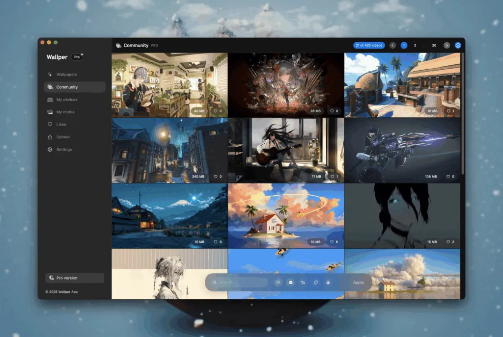 图片[1]破解版下载 | Wallper 1.6.0 让桌面焕发活力 - MacPJ - 最新Mac软件与游戏破解版资源下载破解版下载 | MacPJ - 最新Mac软件与游戏破解版资源下载