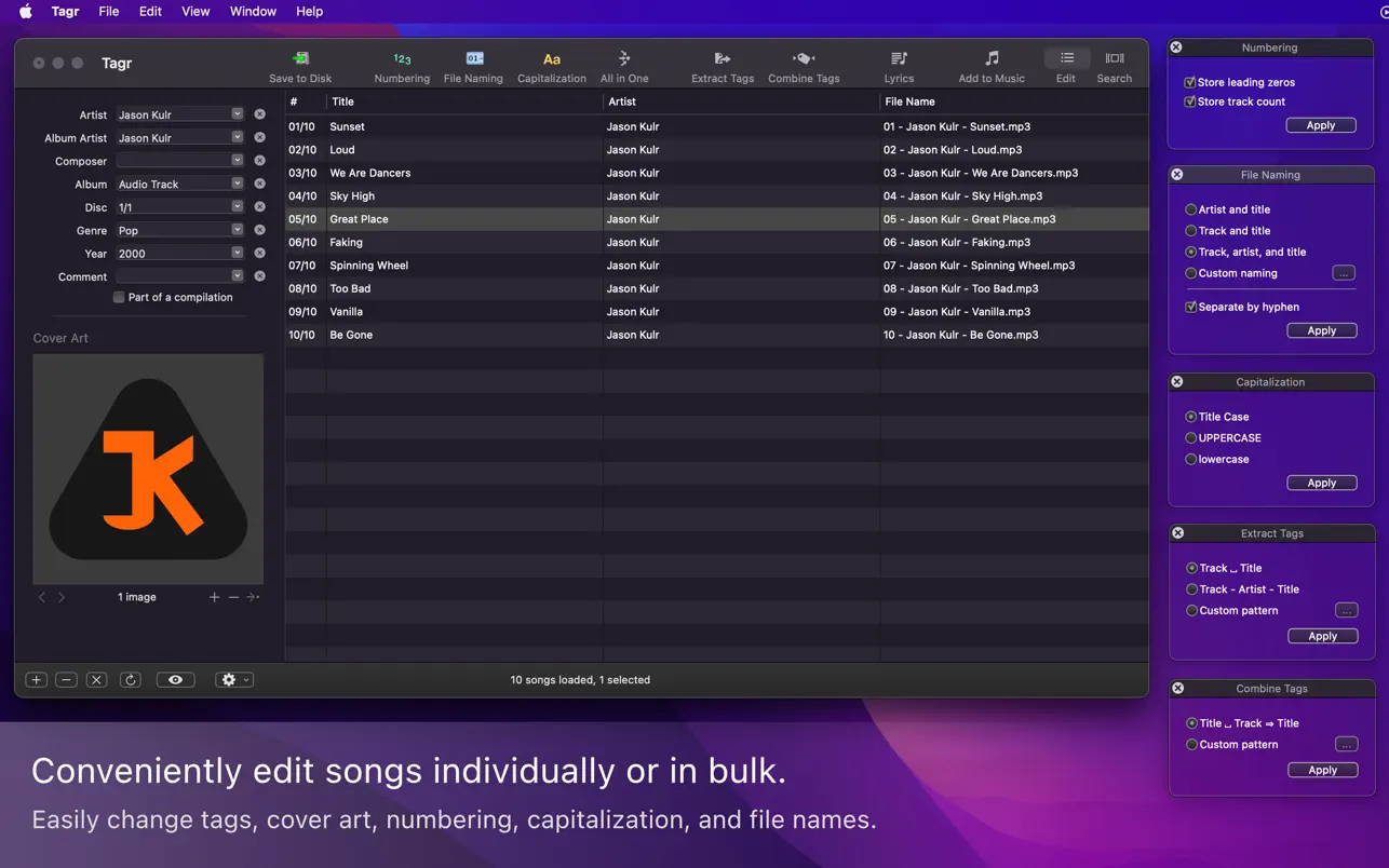 图片[1]破解版下载 | Tagr 5.14.0 音乐标签管理工具 - MacPJ - 最新Mac软件与游戏破解版资源下载破解版下载 | MacPJ - 最新Mac软件与游戏破解版资源下载