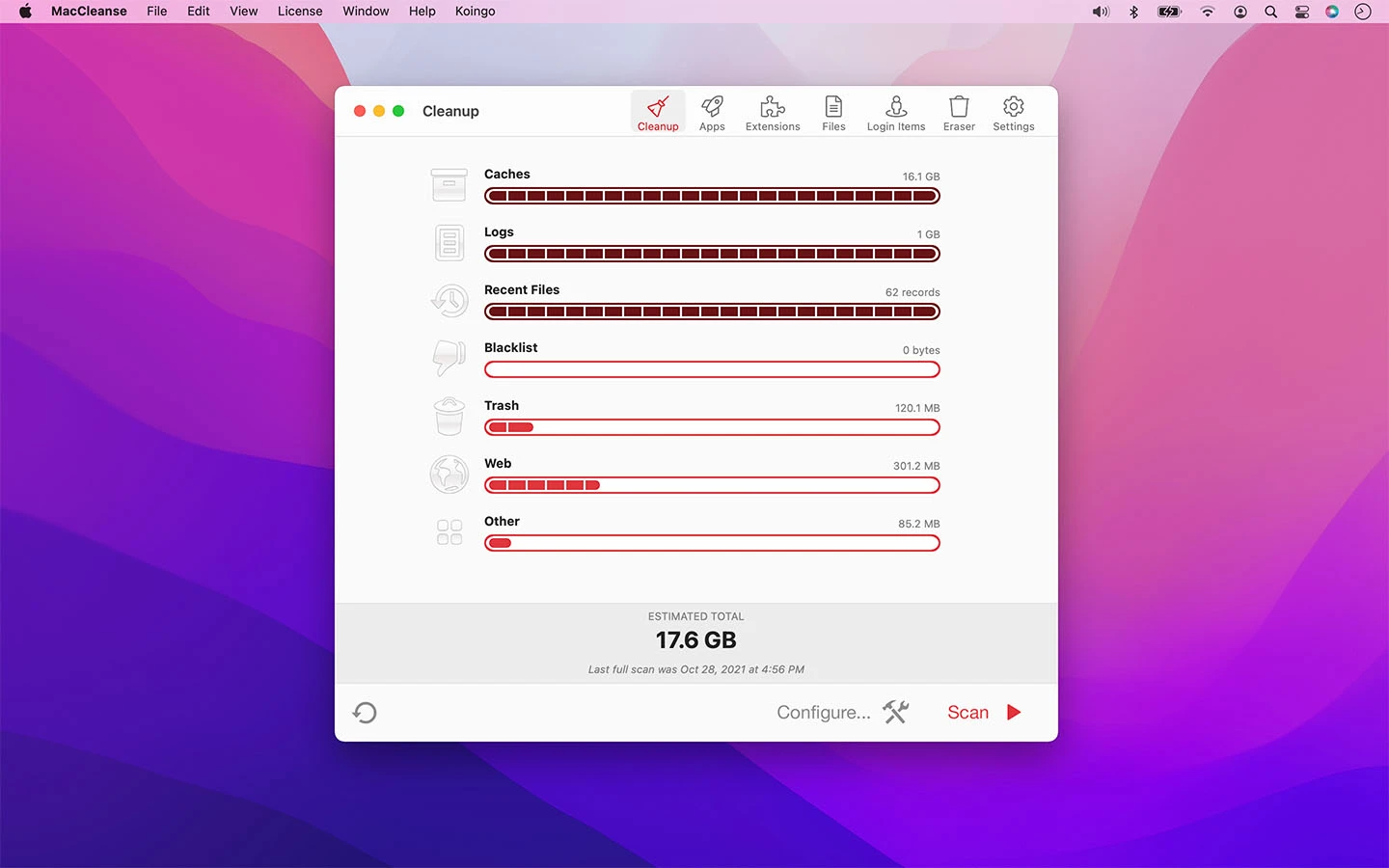 图片[1]破解版下载 | MacCleanse 14.5 系统清理与优化工具 - MacPJ - 最新Mac软件与游戏破解版资源下载破解版下载 | MacPJ - 最新Mac软件与游戏破解版资源下载