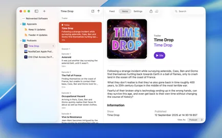 图片[1]破解版下载 | Feeder 4 4.8.3 自助发布播客和RSS源 - MacPJ - 最新Mac软件与游戏破解版资源下载破解版下载 | MacPJ - 最新Mac软件与游戏破解版资源下载