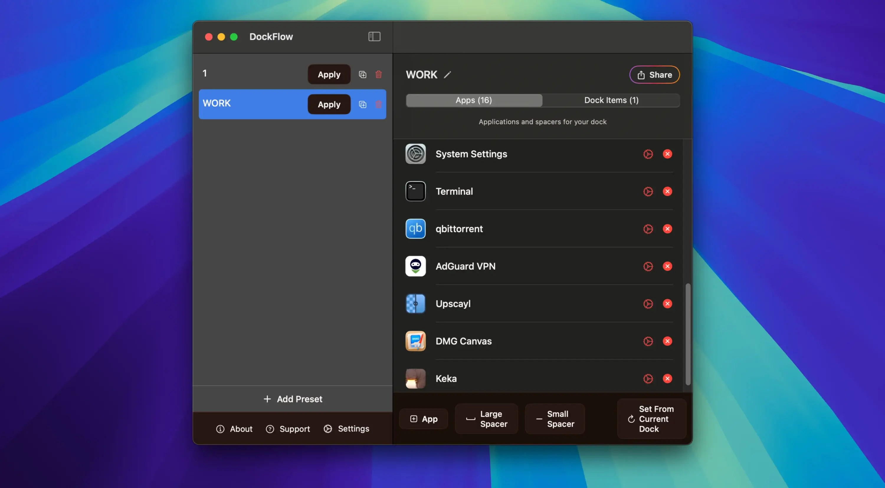 图片[1]破解版下载 | DockFlow 1.65 高效管理Dock面板的利器 - MacPJ - 最新Mac软件与游戏破解版资源下载破解版下载 | MacPJ - 最新Mac软件与游戏破解版资源下载