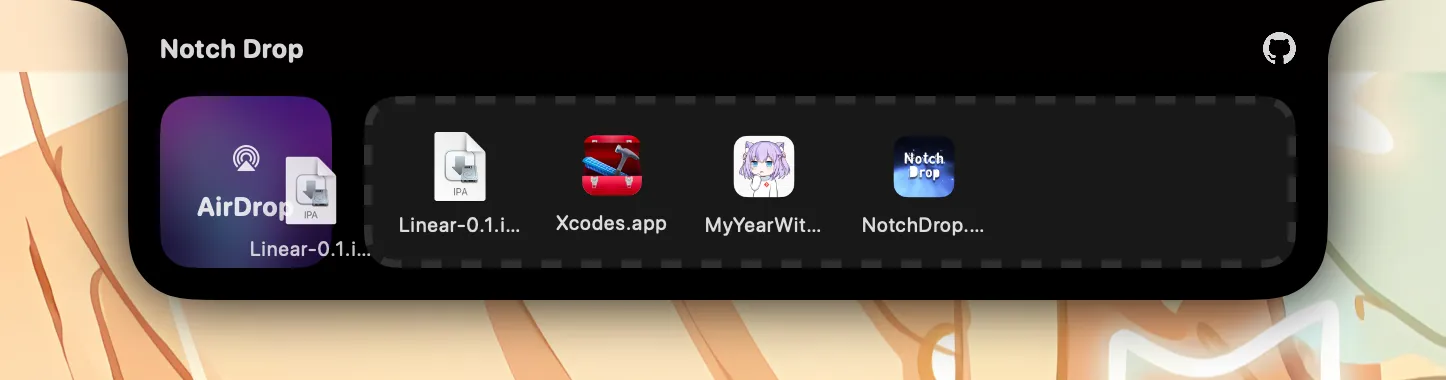 图片[1]破解版下载 | NotchDrop 2.2.8 让刘海成为便捷的文件存储区 - MacPJ - 最新Mac软件与游戏破解版资源下载破解版下载 | MacPJ - 最新Mac软件与游戏破解版资源下载