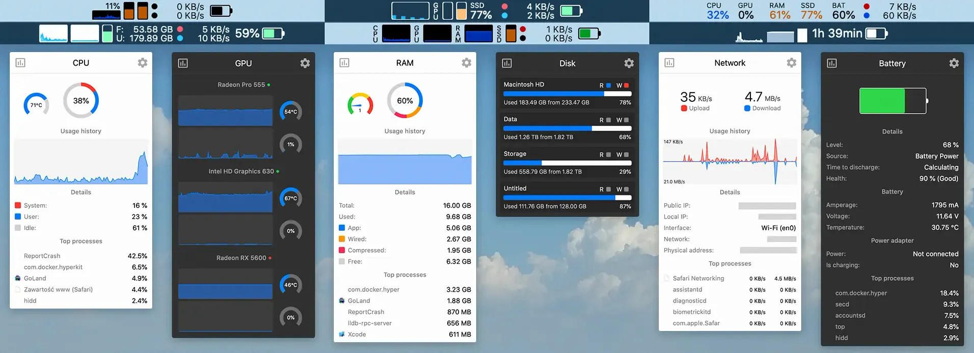 图片[1]破解版下载 | Stats 2.11.54 简洁高效的系统性能监控工具 - MacPJ - 最新Mac软件与游戏破解版资源下载破解版下载 | MacPJ - 最新Mac软件与游戏破解版资源下载