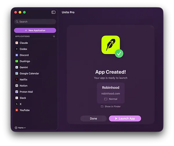 图片[1]破解版下载 | Unite Pro 1.0.2 将网站变为原生应用 - MacPJ - 最新Mac软件与游戏破解版资源下载破解版下载 | MacPJ - 最新Mac软件与游戏破解版资源下载
