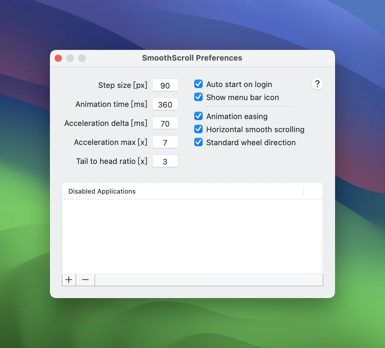 图片[1]破解版下载 | SmoothScroll 1.7.6 Fix 鼠标滚动体验提升工具 - MacPJ - 最新Mac软件与游戏破解版资源下载破解版下载 | MacPJ - 最新Mac软件与游戏破解版资源下载