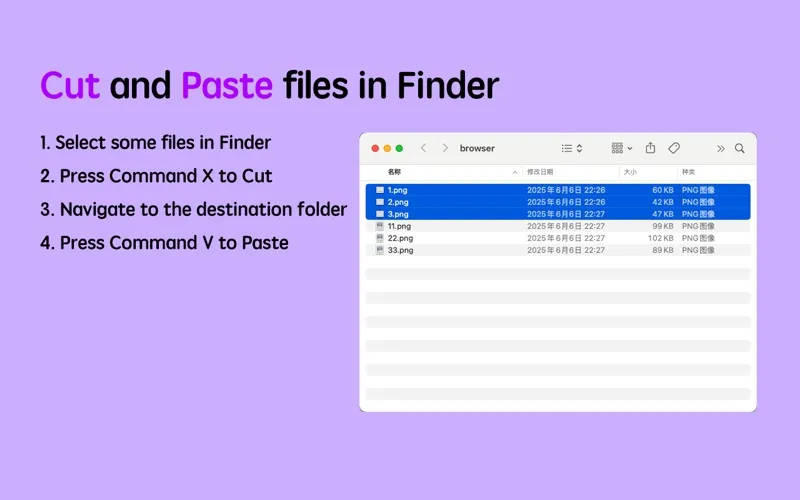 图片[1]破解版下载 | Command+X 1.2.3 剪切与粘贴文件的高效工具 - MacPJ - 最新Mac软件与游戏破解版资源下载破解版下载 | MacPJ - 最新Mac软件与游戏破解版资源下载