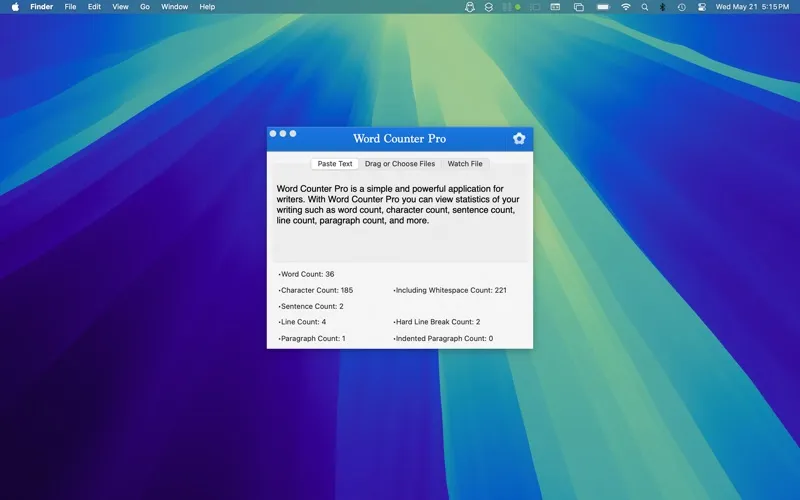 图片[1]破解版下载 | Word Counter Pro 3.3.2 强大的写作统计工具 - MacPJ - 最新Mac软件与游戏破解版资源下载破解版下载 | MacPJ - 最新Mac软件与游戏破解版资源下载