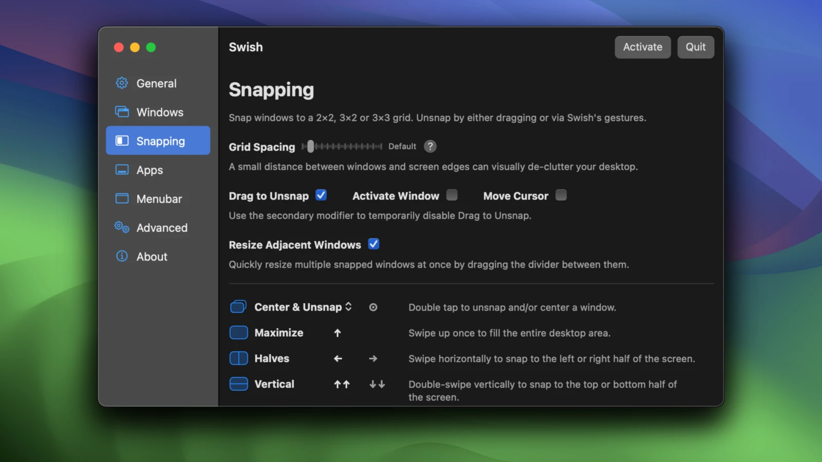 图片[1]破解版下载 | Swish for Mac 1.13.2 轻松管理Mac窗口的手势工具 - MacPJ - 最新Mac软件与游戏破解版资源下载破解版下载 | MacPJ - 最新Mac软件与游戏破解版资源下载