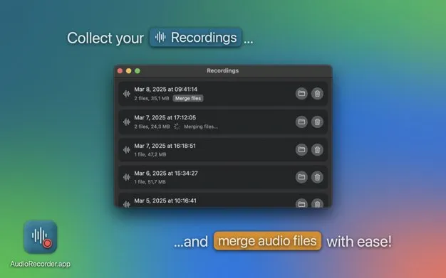 图片[1]破解版下载 | AudioRecorder.app 1.0.2 简单、高效的音频录制工具 - MacPJ - 最新Mac软件与游戏破解版资源下载破解版下载 | MacPJ - 最新Mac软件与游戏破解版资源下载