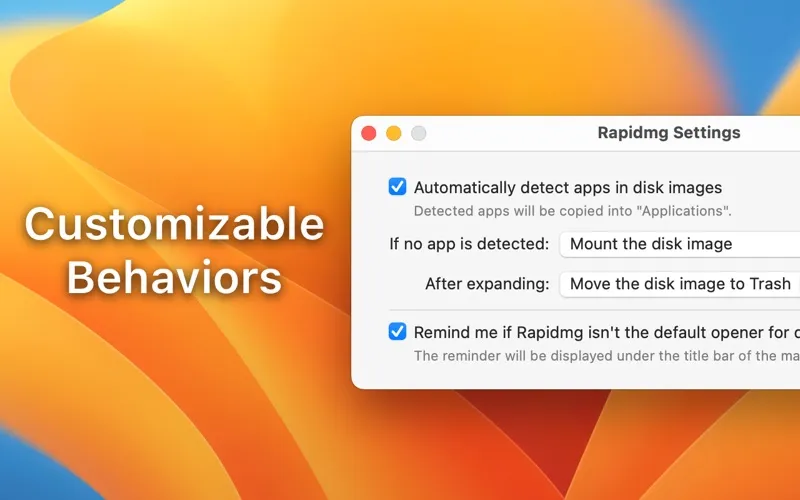 图片[1]破解版下载 | Rapidmg 1.3.1 提升DMG文件处理效率 - MacPJ - 最新Mac软件与游戏破解版资源下载破解版下载 | MacPJ - 最新Mac软件与游戏破解版资源下载