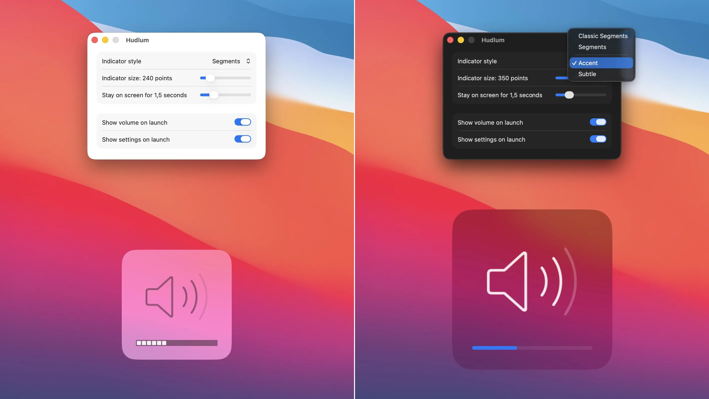 图片[1]破解版下载 | Hudlum 1.1 经典怀旧音量指示器 - MacPJ - 最新Mac软件与游戏破解版资源下载破解版下载 | MacPJ - 最新Mac软件与游戏破解版资源下载