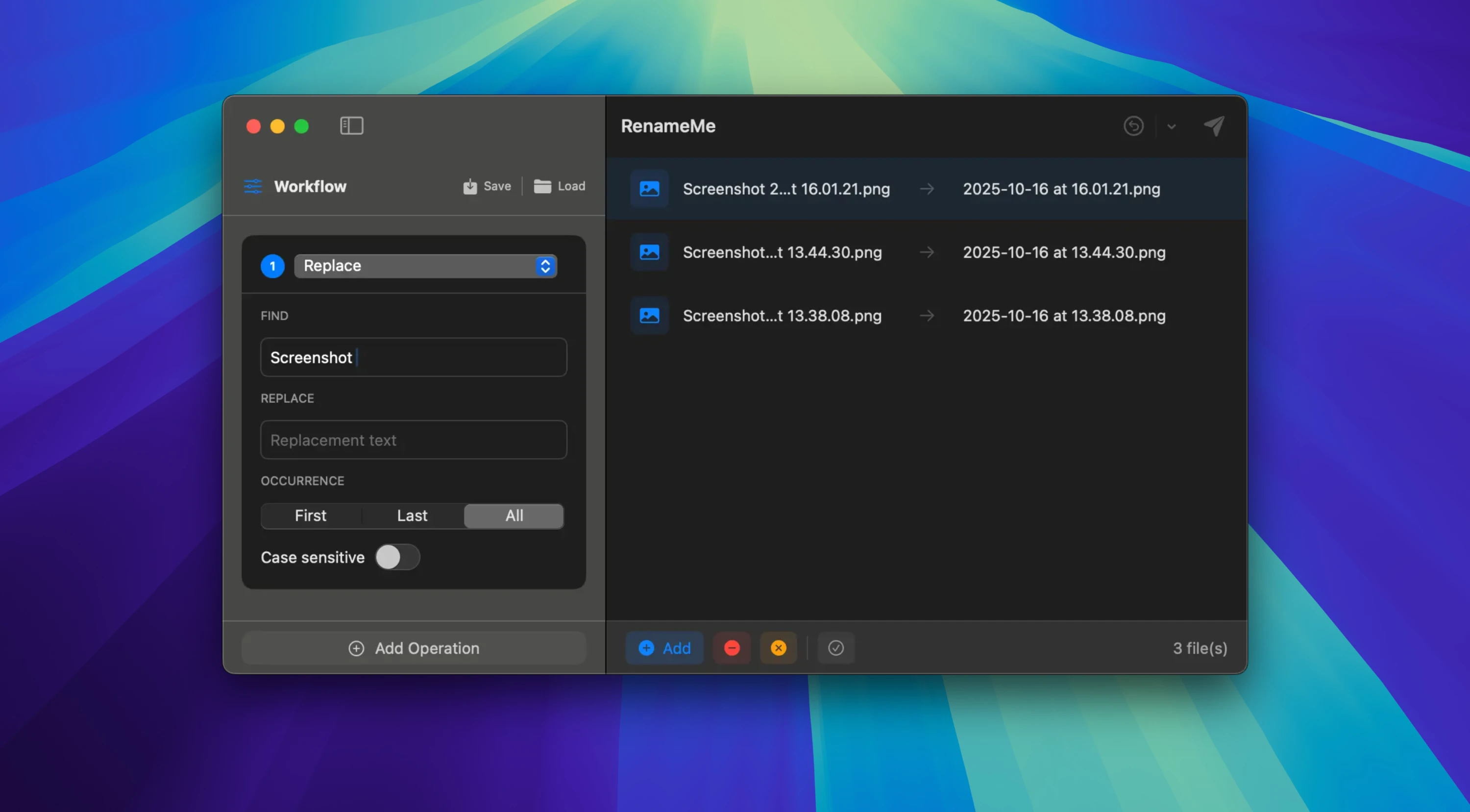 图片[1]破解版下载 | RenameMe 2.1 批量文件重命名利器 - MacPJ - 最新Mac软件与游戏破解版资源下载破解版下载 | MacPJ - 最新Mac软件与游戏破解版资源下载