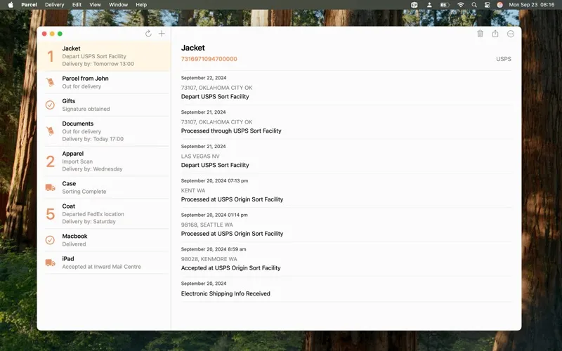 图片[1]破解版下载 | Parcel Classic 7.16 轻松跟踪快递 - MacPJ - 最新Mac软件与游戏破解版资源下载破解版下载 | MacPJ - 最新Mac软件与游戏破解版资源下载