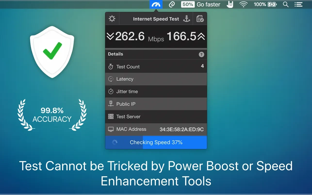 图片[1]破解版下载 | Internet Speed Test: Speedio 4.1 精确的网络速度检测工具 - MacPJ - 最新Mac软件与游戏破解版资源下载破解版下载 | MacPJ - 最新Mac软件与游戏破解版资源下载