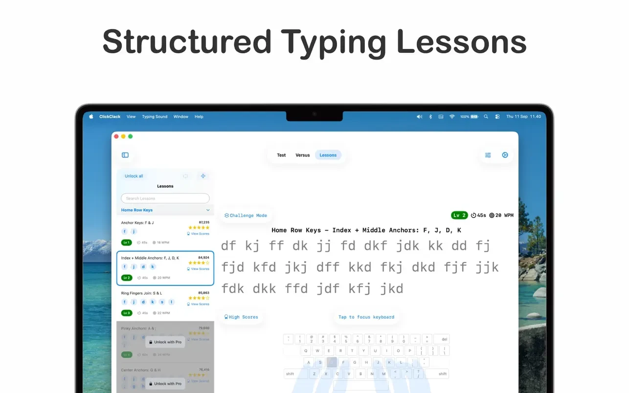 图片[1]破解版下载 | ClickClack 3.5.5 高效打字训练工具 - MacPJ - 最新Mac软件与游戏破解版资源下载破解版下载 | MacPJ - 最新Mac软件与游戏破解版资源下载