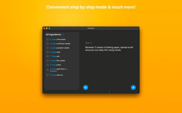 图片[1]破解版下载 | Crouton 2025.8.4 简单高效的食谱管理与餐饮规划工具 - MacPJ - 最新Mac软件与游戏破解版资源下载破解版下载 | MacPJ - 最新Mac软件与游戏破解版资源下载
